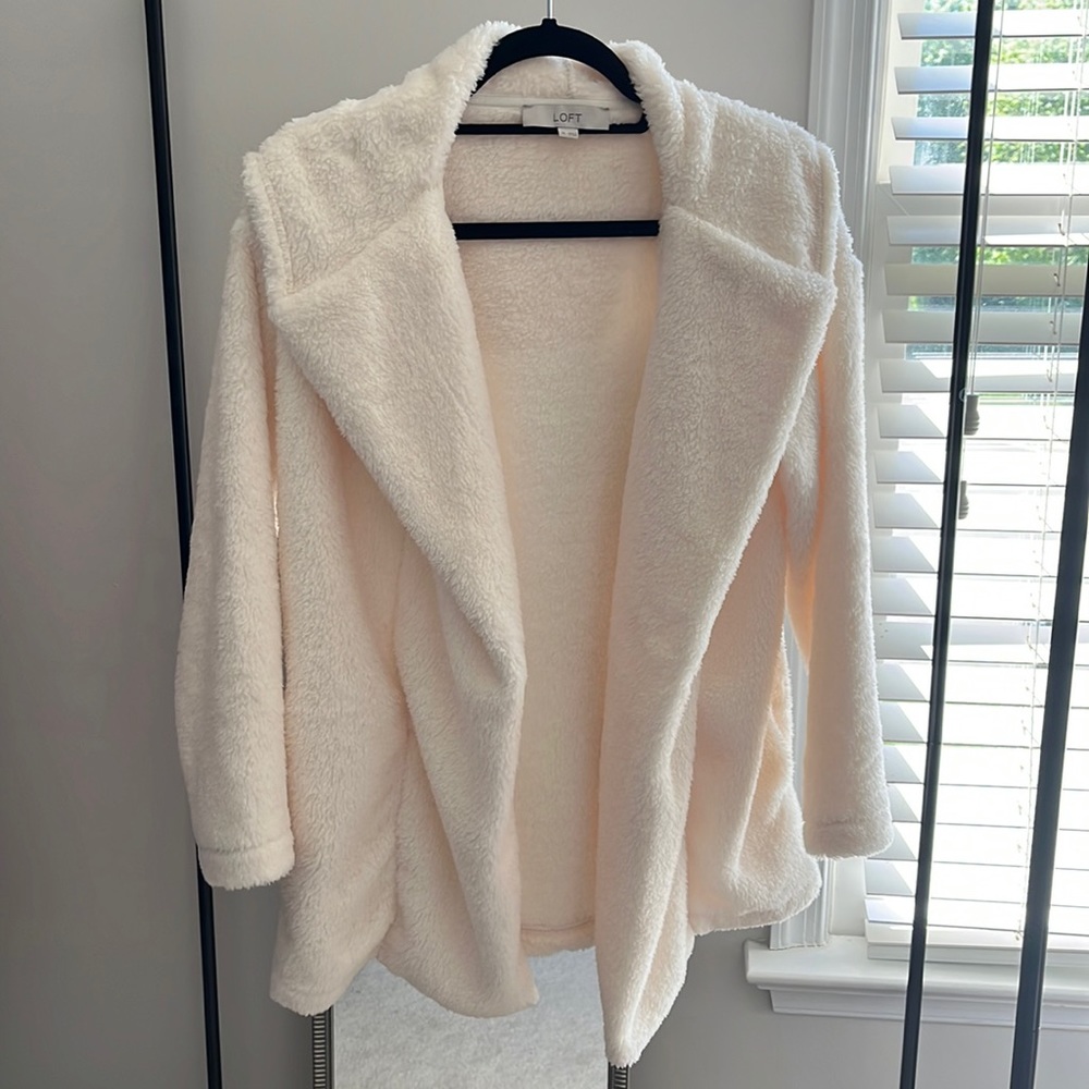 XS Oversized Jacket cream colored Loft